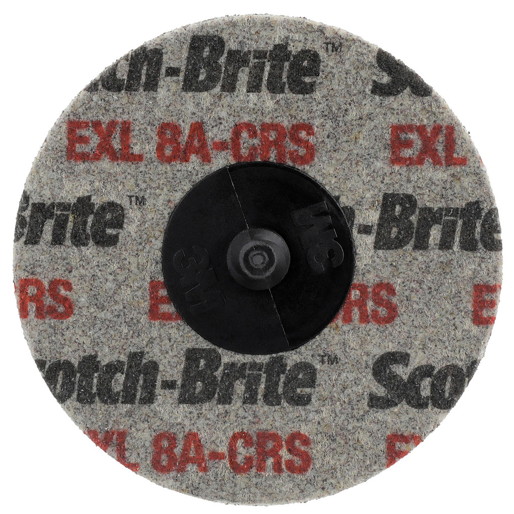 3M | Scotch-Brite™ Deburring Wheel: 3" Dia, Roloc Type TR, 8 Density, Aluminum Oxide - Coarse Grade, Unitized, Series XL-UR | Part #00048011171951
