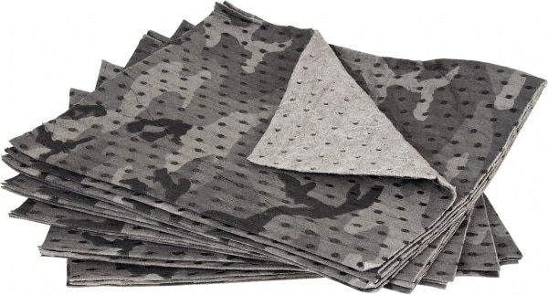 PRO-SAFE MM100 Sorbent Pad: Universal Use, 16" Wide, 20" Long, 52 gal, Camouflage Image