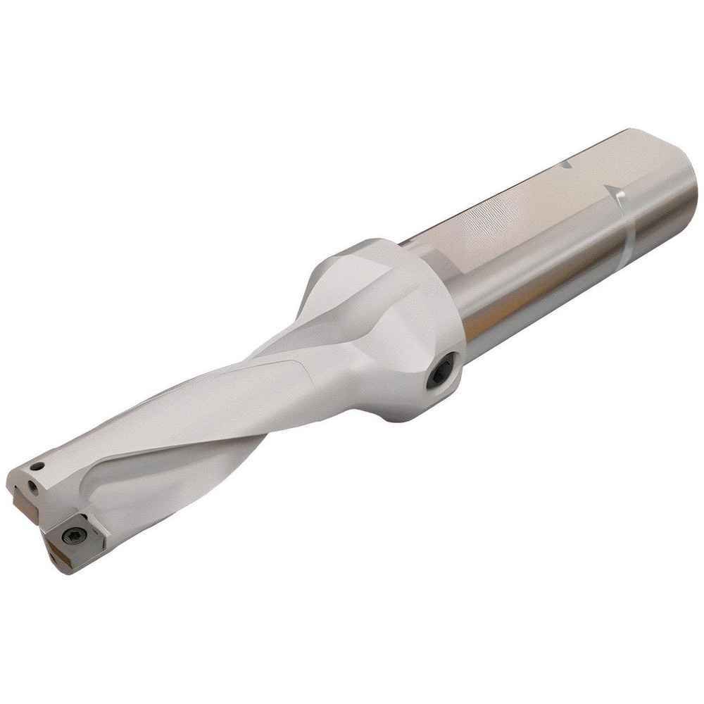 3.38" Max Drill Depth, 3xD, 1-1/8" Diam, Indexable Insert Drill