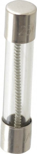 Cartridge Time Delay Fuse: 1.8 A, 1-1/4" OAL, 1/4" Dia