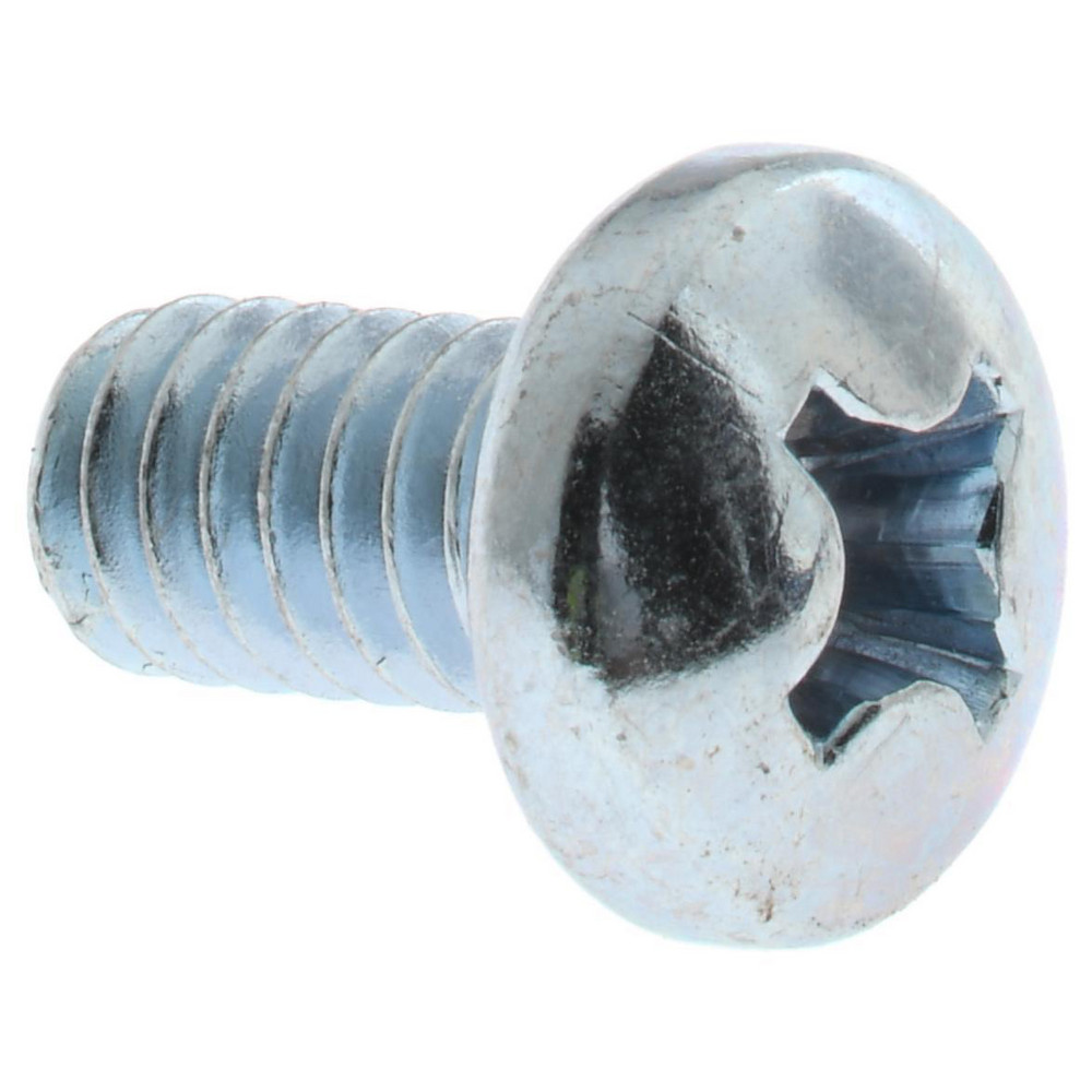 Machine Screw: 1/4-20 x 1/2", Pan Head, Phillips