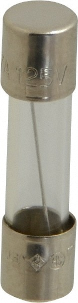 Cartridge Time Delay Fuse: 7 A, 20 mm OAL, 5 mm Dia