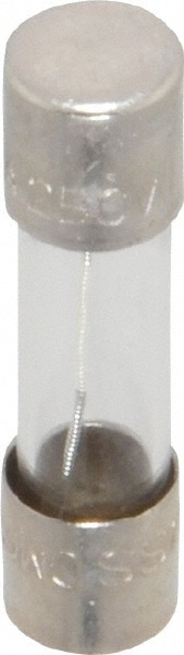 Cartridge Time Delay Fuse: 0.8 A, 20 mm OAL, 5 mm Dia