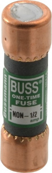 Cartridge Fast-Acting Fuse: K5, 0.5 A, 50.8 mm OAL, 14.3 mm Dia