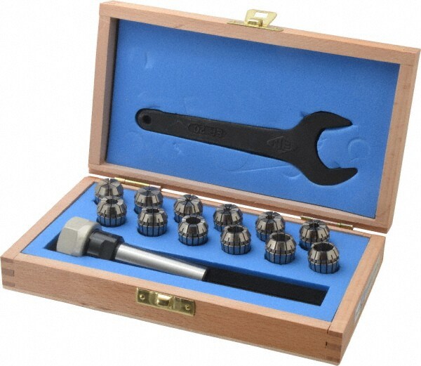 3/4 Inch Shank Diameter, Straight Shank, ER Collet Chuck Set