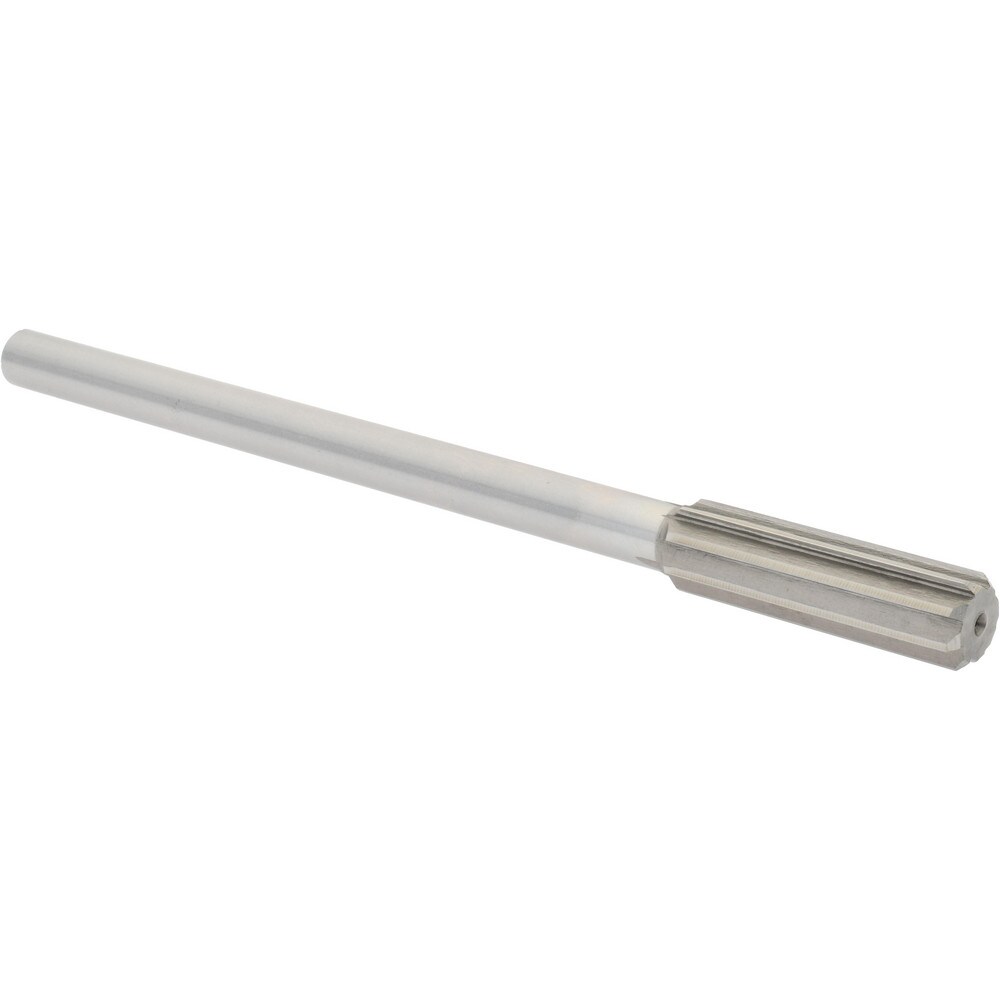 Value Collection SM0405870 Chucking Reamer: 0.587" Dia, 8" OAL, 2" Flute Length, Straight Shank, High Speed Steel Image