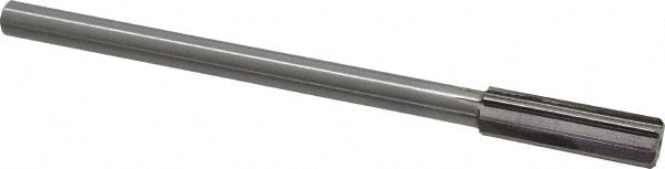 Value Collection SM0405970 Chucking Reamer: 0.597" Dia, 8" OAL, 2" Flute Length, Straight Shank, High Speed Steel Image