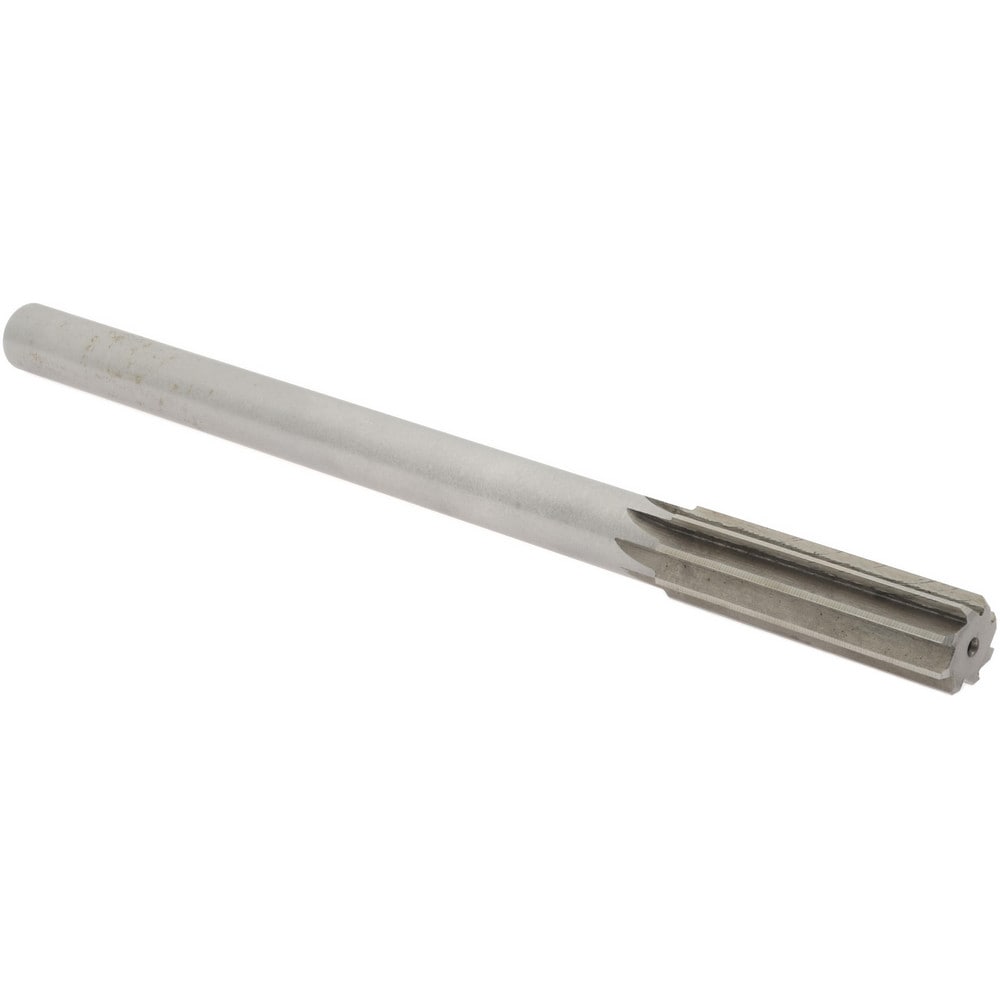 Value Collection SM0406490 Chucking Reamer: 0.649" Dia, 9" OAL, 2-1/4" Flute Length, Straight Shank, High Speed Steel Image