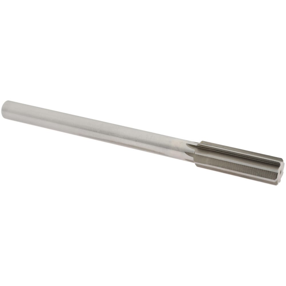 Value Collection SM0407990 Chucking Reamer: 0.799" Dia, 9-1/2" OAL, 2-1/2" Flute Length, Straight Shank, High Speed Steel Image