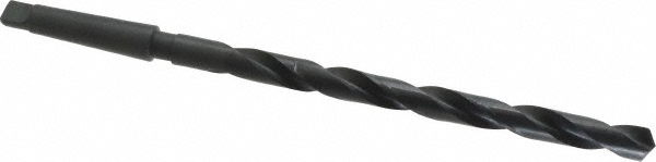 Value Collection 74731639 Taper Shank Drill Bit: 0.6094" Dia, 2MT, 118 &deg;, High Speed Steel Image