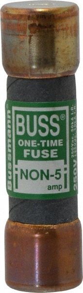 Cartridge Fast-Acting Fuse: K5, 5 A, 50.8 mm OAL, 14.3 mm Dia