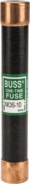 Cooper Bussmann NOS-10 Cartridge Fast-Acting Fuse: K5, 10 A, 127 mm OAL, 20.6 mm Dia Image