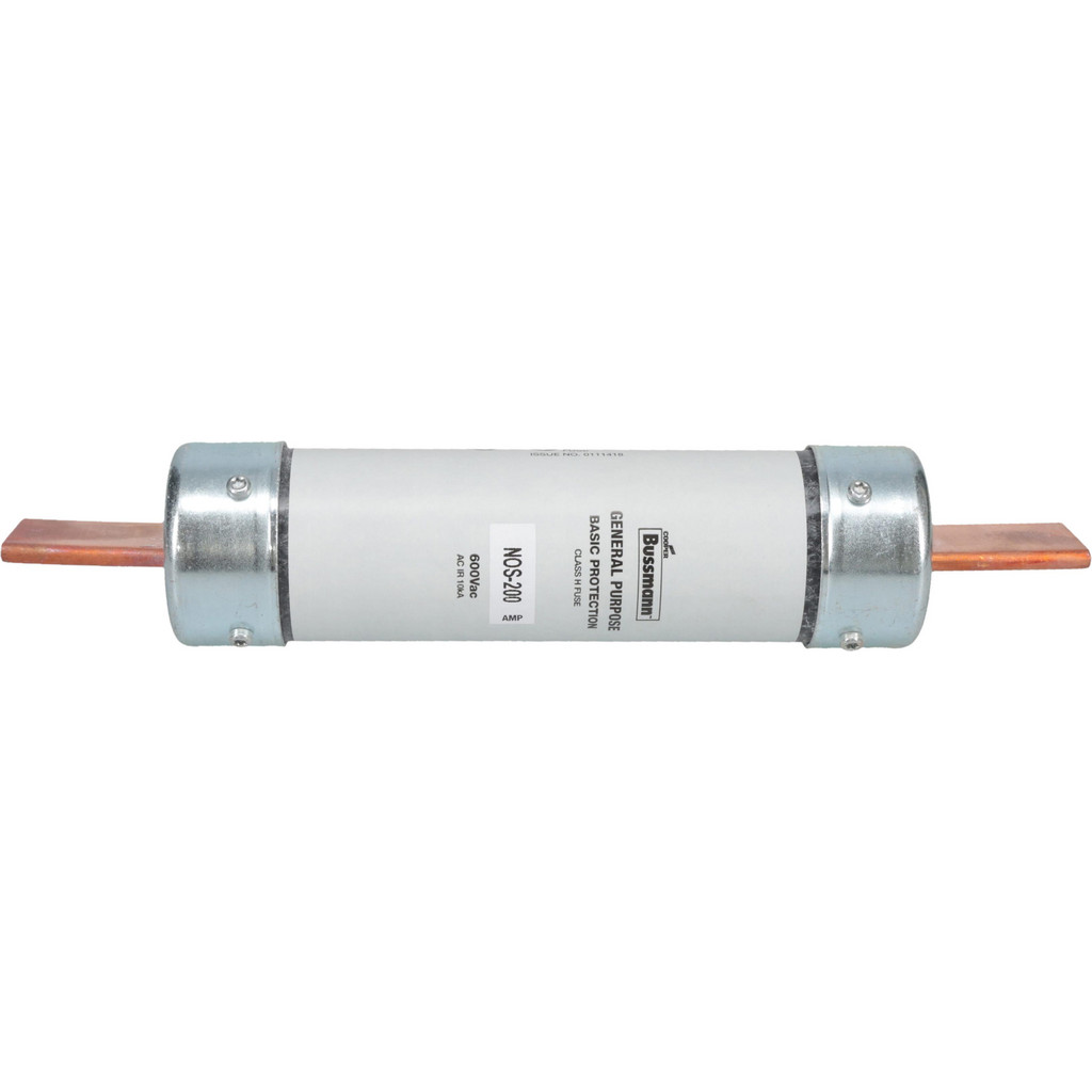 Cooper Bussmann General Purpose Fuse: Fast-Acting, H, 600 V, 200 A - 9-5/8" OAL | Part #NOS-200