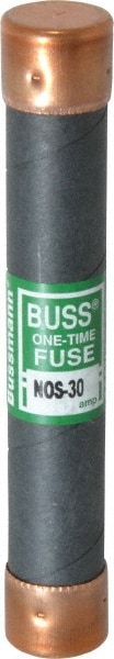 Cooper Bussmann NOS-30 Cartridge Fast-Acting Fuse: K5, 30 A, 127 mm OAL, 20.6 mm Dia Image