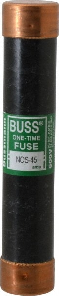 Cooper Bussmann NOS-45 Cartridge Fast-Acting Fuse: K5, 45 A, 26.9 mm Dia Image