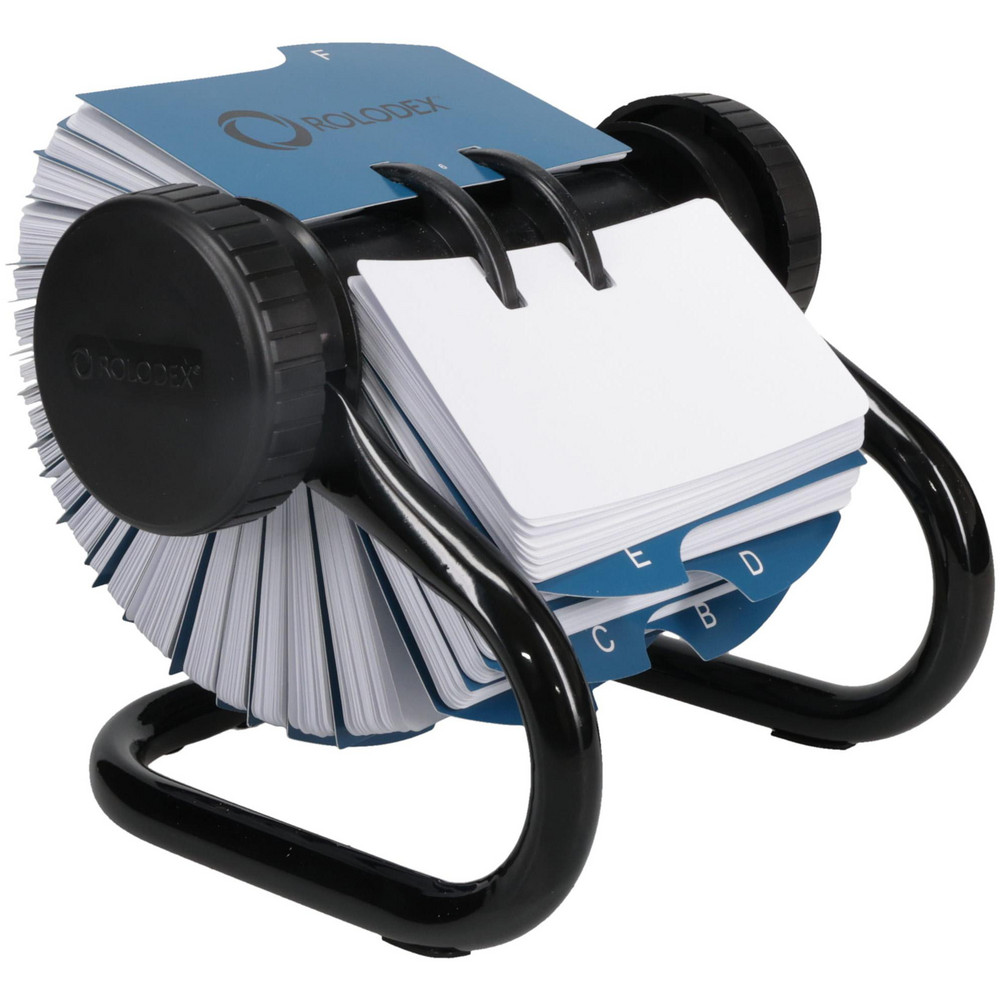 Rolodex 1819542 Open Rotary Card File Holds 200 2 5/8 inch x 4 inch, Green