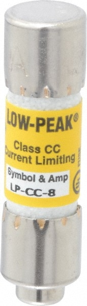 Cooper Bussmann LP-CC-8 Cartridge Time Delay Fuse: CC, 8 A, 10.3 mm Dia Image