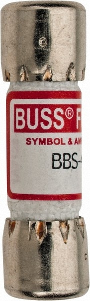 Cartridge Fast-Acting Fuse: 0.4 A, 1-3/8"" OAL - 600V, 10 kA at AC, Fiber | Part # - Cooper Bussmann BBS-4/10