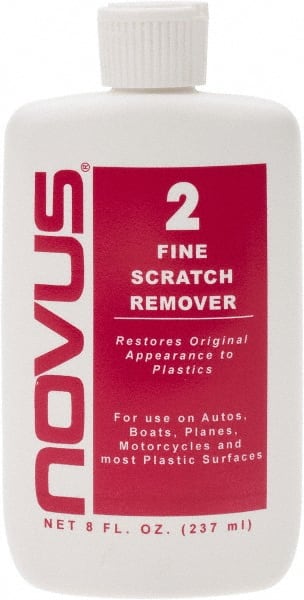 novus 2 plastic fine scratch remover - 8 oz. - 2 pack 
