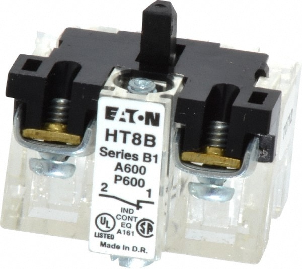 Eaton Cutler-Hammer HT8B NC, 1 to 500 mA, Electrical Switch Contact Block Image