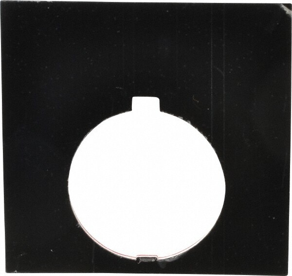 Square, Plastic Legend Plate - Blank
