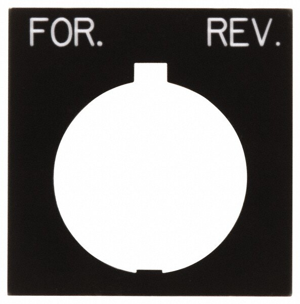 Square, Legend Plate - For-Rev
