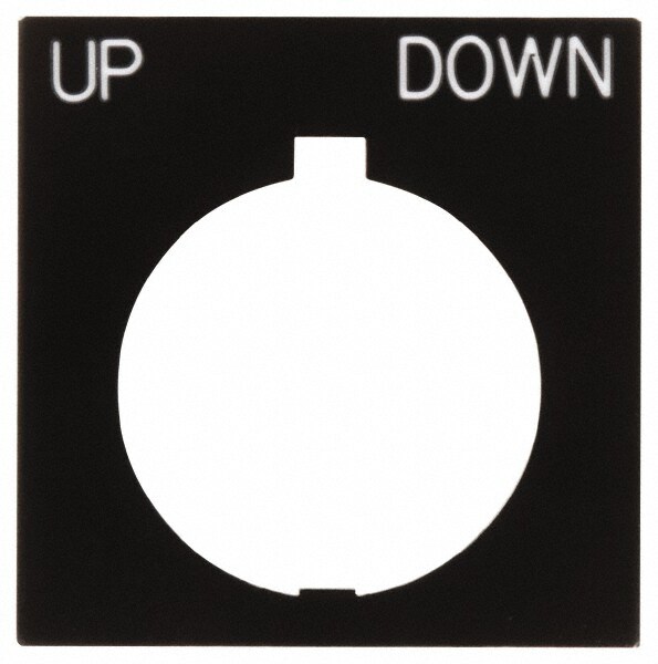 Square, Legend Plate - Up-Down