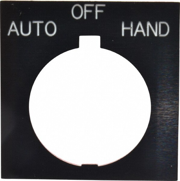 Square, Legend Plate - Auto-Off-Hand