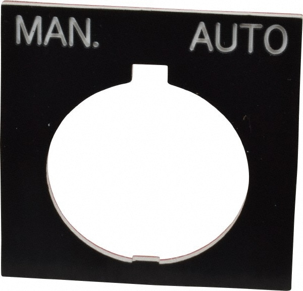 Square, Legend Plate - Manual-Auto