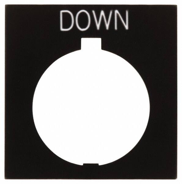 Square, Legend Plate - Down