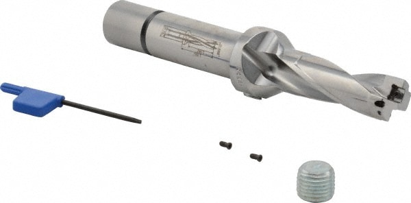 Iscar 3201361 2.06" Max Drill Depth, 3xD, 11/16" Diam, Indexable Insert Drill Image