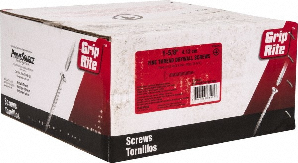 Value Collection 158CDWS5M #6, 1-5/8" OAL, Phillips Drive Bugle Head, Steel Drywall Screws Image