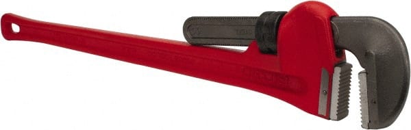 Ridgid 31045 Straight Pipe Wrench: 60" OAL, Cast Iron 