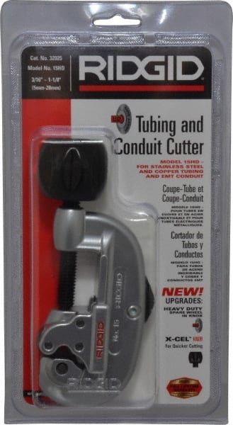 Hand Tube Cutter: 3/16 to 1-1/8" Tube