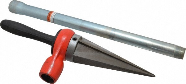 1/8 to 2 Pipe Capacity, Straight Pipe Reamer with Handle