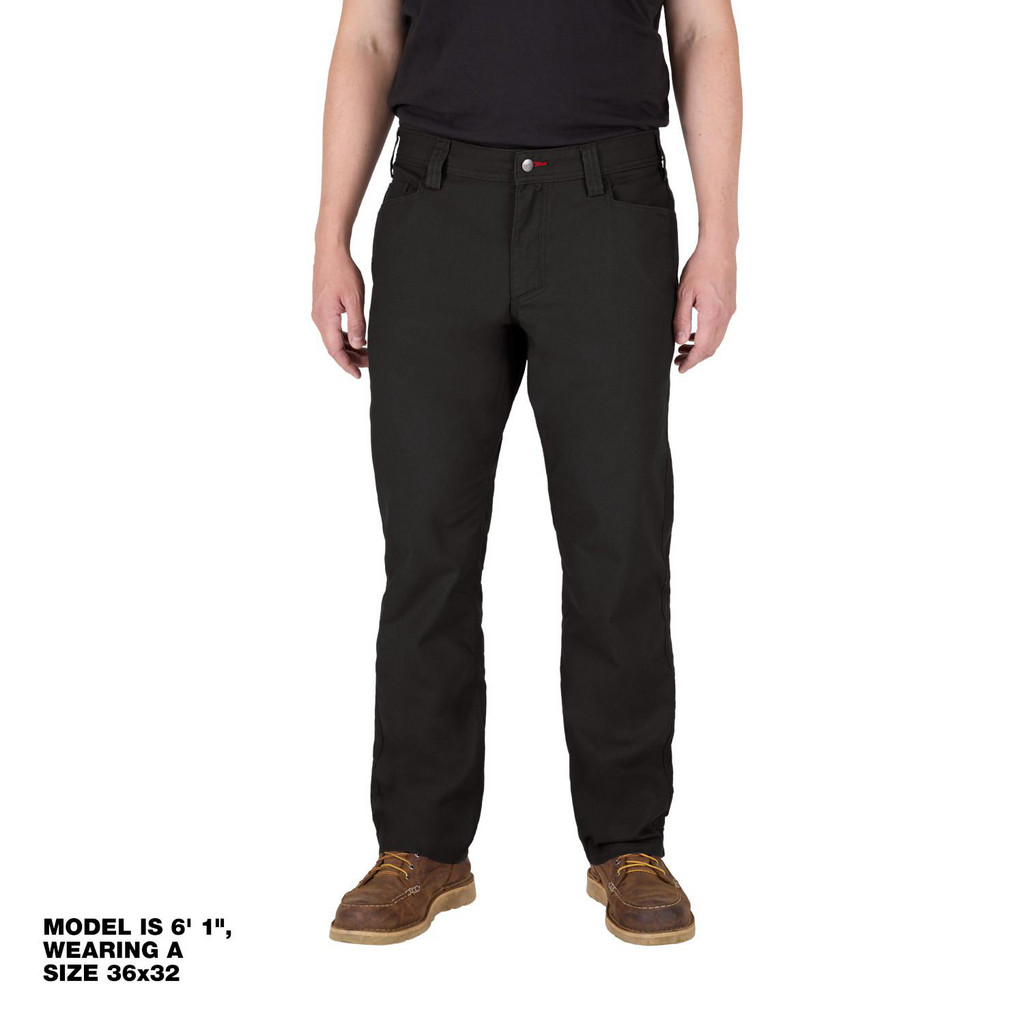 Milwaukee Tool - Washable Pants: Size 34X34, Khaki, Cotton
