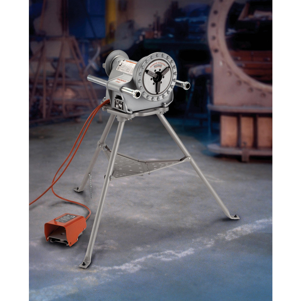 Threading Machine Chuck Ridgid - Pipe Threading Machines: Chuck Type: Speed Chuck with ...