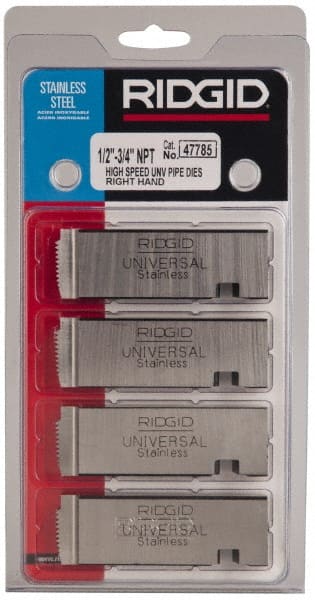Ridgid 47750 Thread Chaser: 1-11-1/2 to 2-11-1/2 NPT, 16 ° Hook Angle, Right Hand 