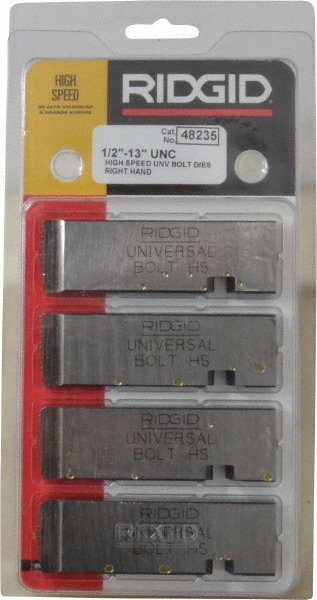 Ridgid 48235 Thread Chaser: 1/2-13 UNC, 0 ° Hook Angle, Right Hand 