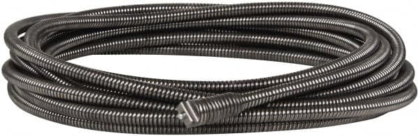 RIDGID Drain Cleaning Cable: 3/8 in Dia., 75 ft Lg., Inner Core, Coupling,  2 1/2 in Max. Pipe Dia.