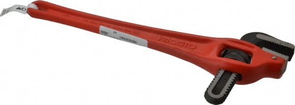 Ridgid 89440 Offset Pipe Wrench: 18" OAL, Steel Image