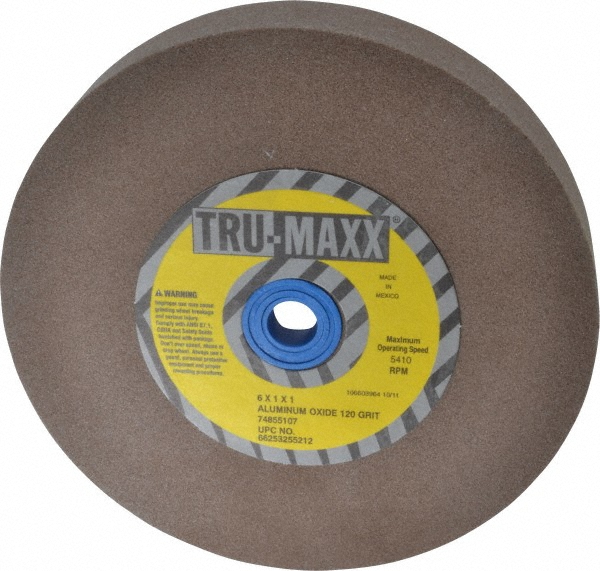 TruMaxx 120 Grit Aluminum Oxide Bench & Pedestal Grinding Wheel