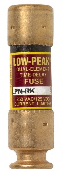 Cooper Bussmann LPN-RK-2-8/10SP Cartridge Time Delay Fuse: RK1, 2.8 A, 50.8 mm OAL, 14.3 mm Dia Image