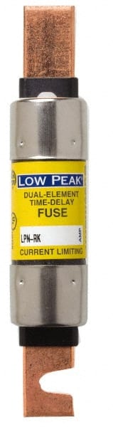 Cooper Bussmann LPN-RK-100SP Cartridge Time Delay Fuse: RK1, 100 A, 5-7/8" OAL 