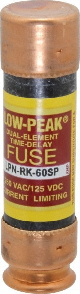 Cooper Bussmann LPN-RK-60SP Cartridge Time Delay Fuse: RK1, 60 A, 76.2 mm OAL, 20.6 mm Dia Image