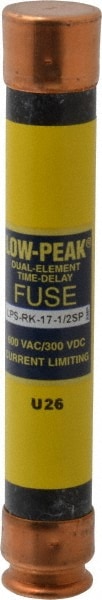 Cooper Bussmann LPS-RK-17-1/2SP Cartridge Time Delay Fuse: RK1, 17.5 A, 127 mm OAL, 20.6 mm Dia Image