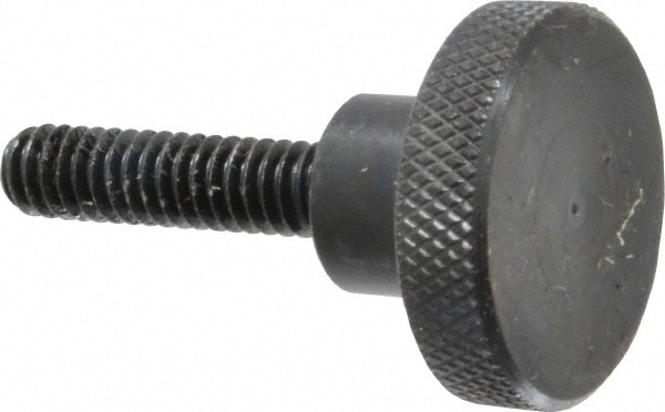 C-12L14 Steel Thumb Screw: 1/4-20, Knurled Head