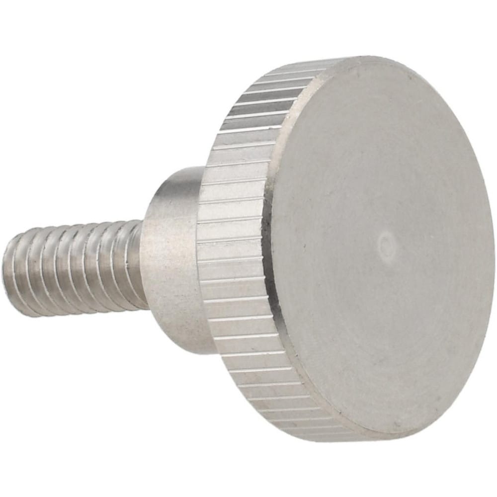 18-8 Stainless Steel Thumb Screw: 1/4-20, Knurled Head