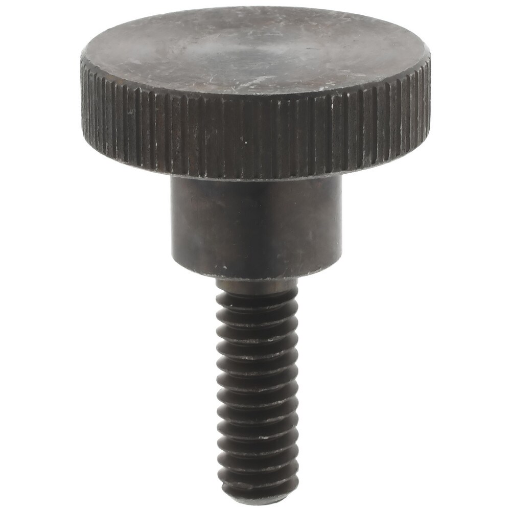 C-12L14 Steel Thumb Screw: 1/4-20, Knurled Head