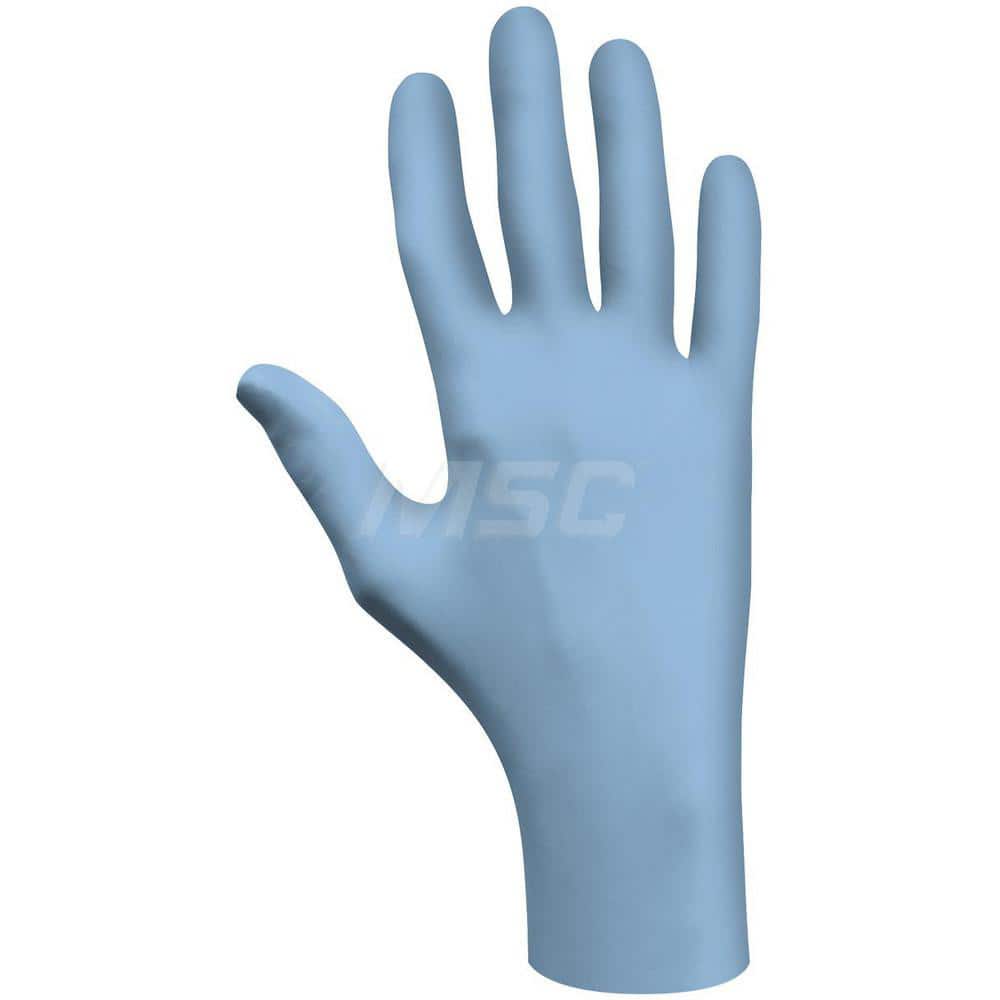 Showa 7005PFS Disposable Gloves: Size Small, 4 mil, Nitrile-Coated, Nitrile 